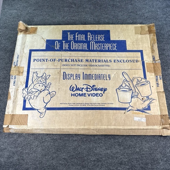 Disney Other - Disney Fantasia Store Display POP Standee Kit Sorcerer Mickey Broomsticks Hippo